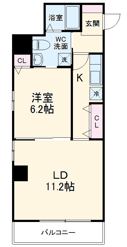 ISM金山(旧プロビデンス金山)の間取り