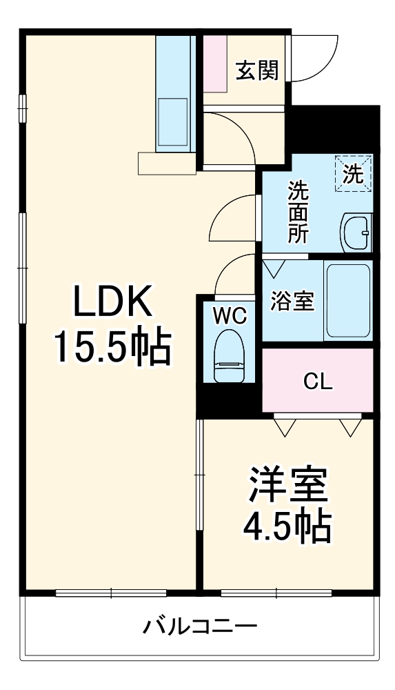 アネーロ城山の間取り