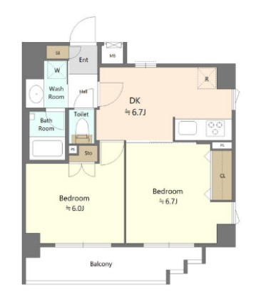 コモド・ルーチェゼクシア大宮上落合の間取り