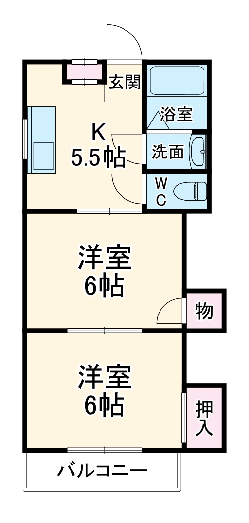 ニューエレガンスの間取り