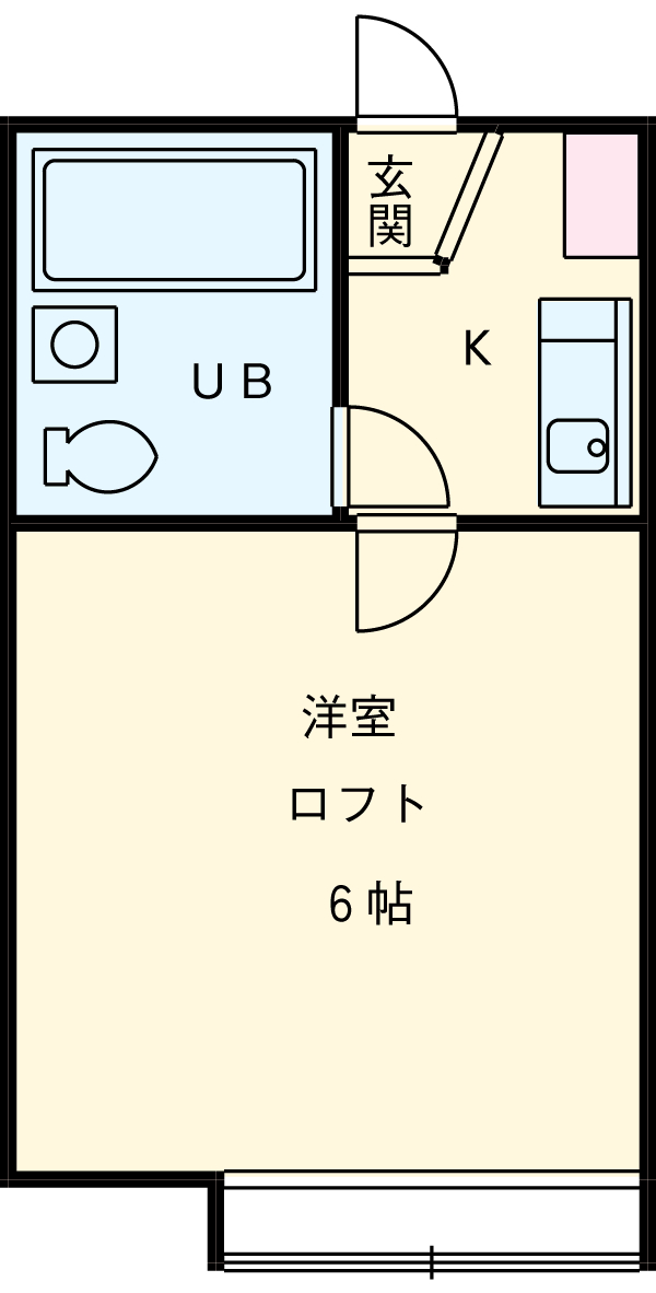 シャンポール明和の間取り