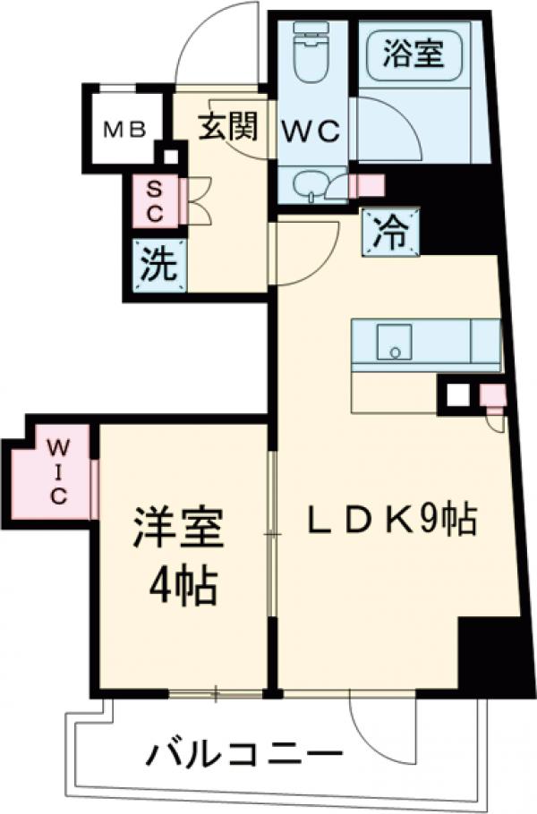 ・nido SHINAGAWA-TOGOSHIの間取り