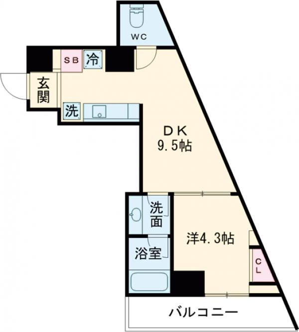レジデンス雪谷大塚の間取り