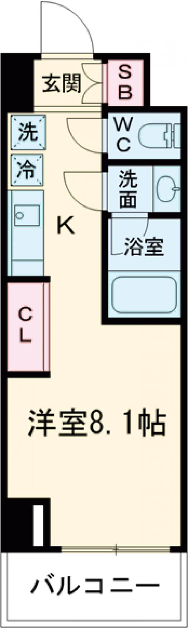 レジデンス雪谷大塚の間取り