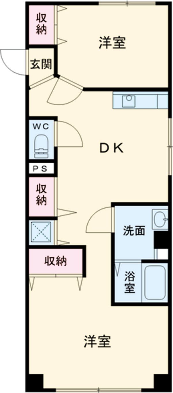 若葉ビルの間取り