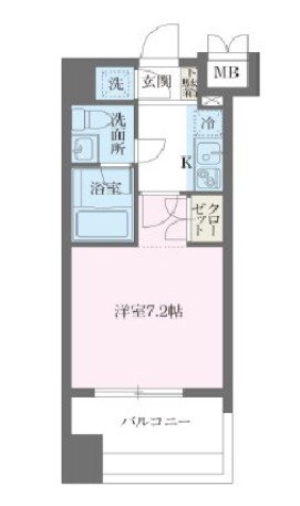 パシフィックレジデンス芝一丁目の間取り