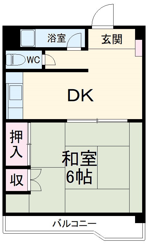 ハイツ東大手の間取り