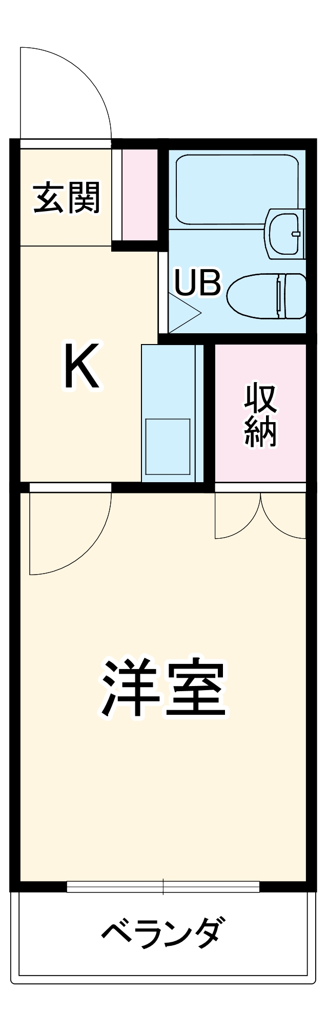 ラフォーレ大成の間取り