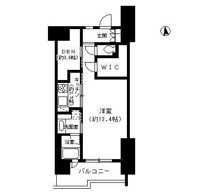 パークキューブ東品川の間取り