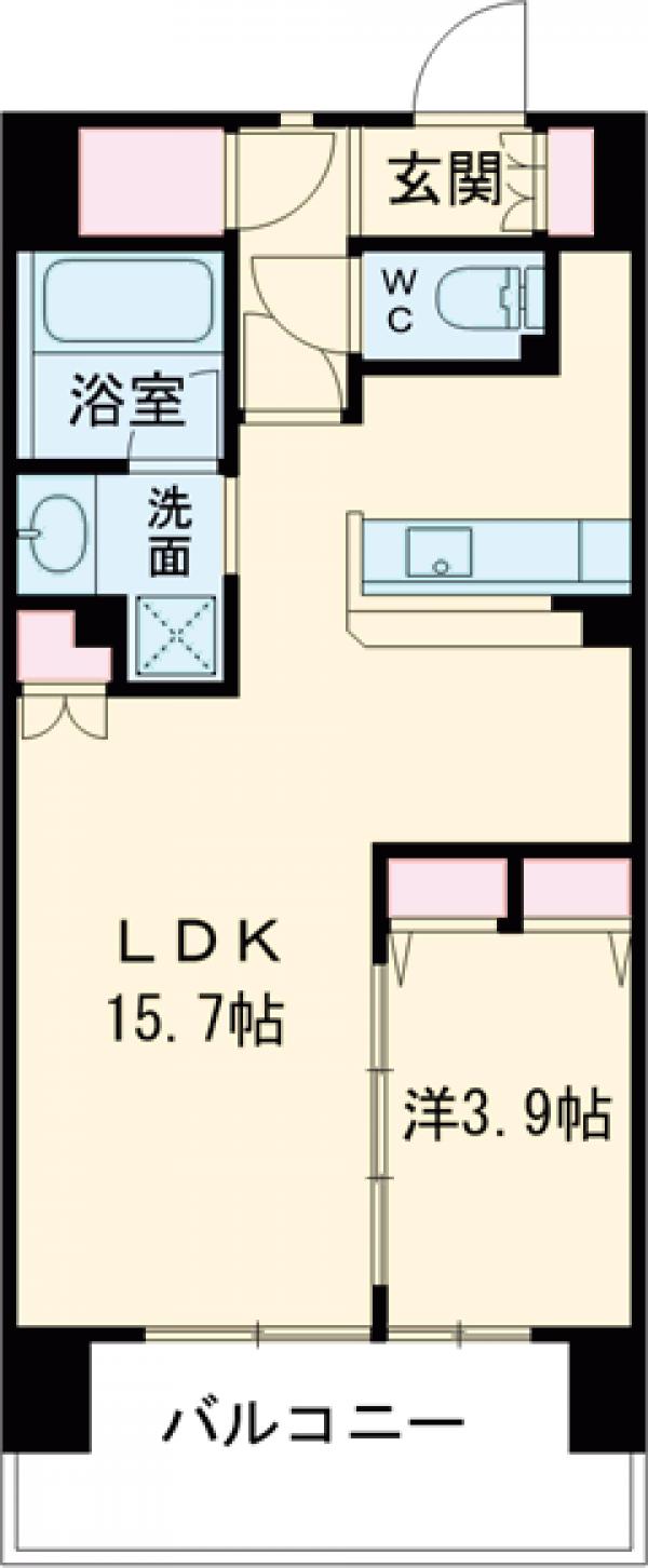 パークキューブ東品川の間取り
