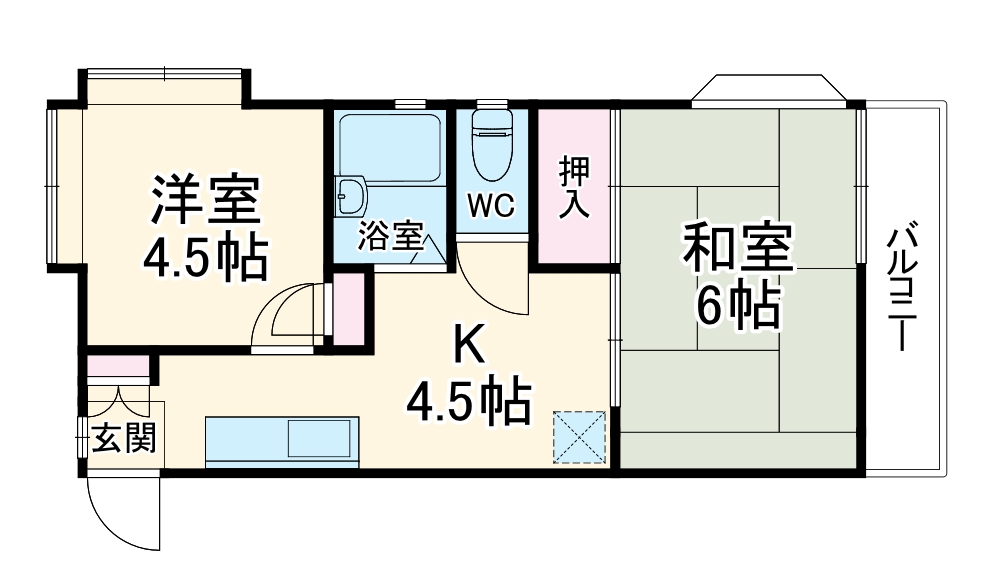 ドリームハイツの間取り
