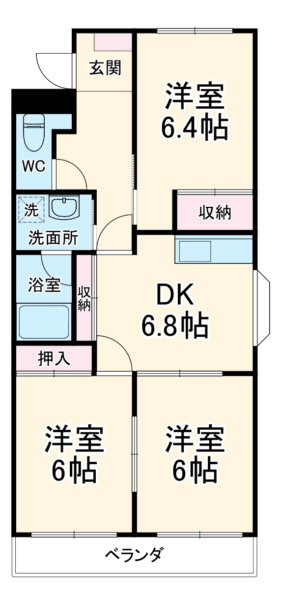 コンフォースMKの間取り
