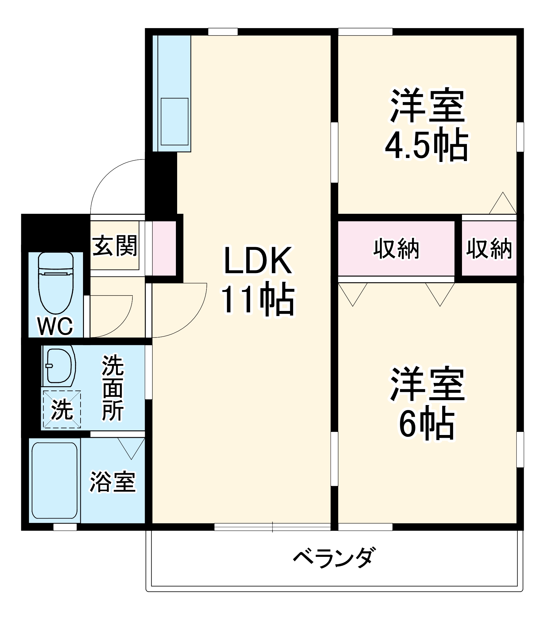 パルテールの間取り