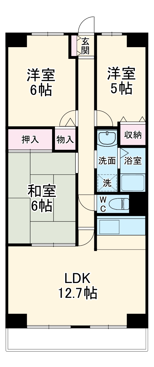 パークフィールド志木の間取り