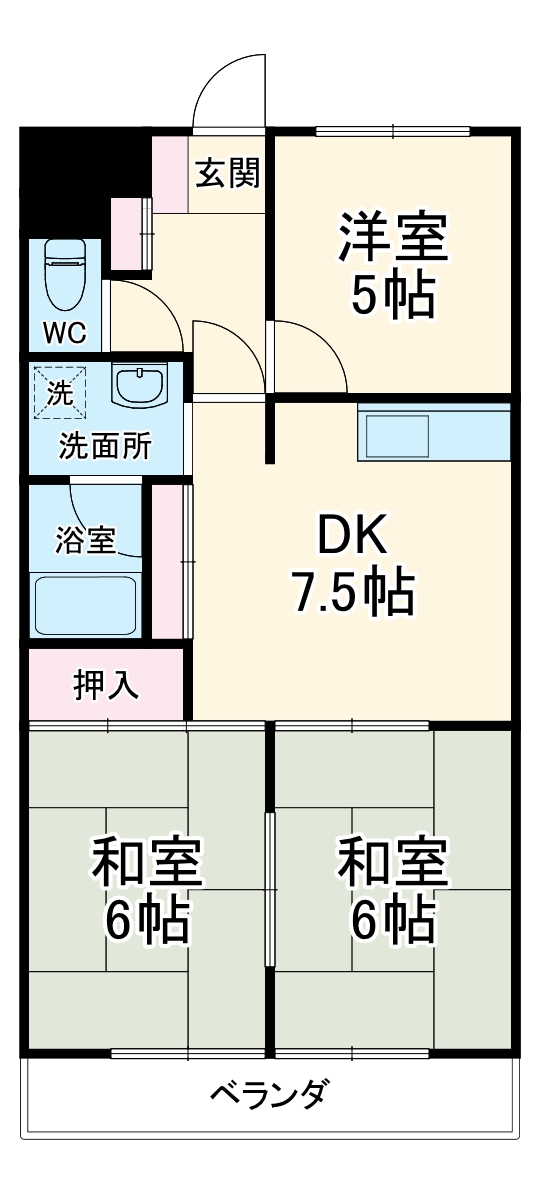鈴木ビルの間取り