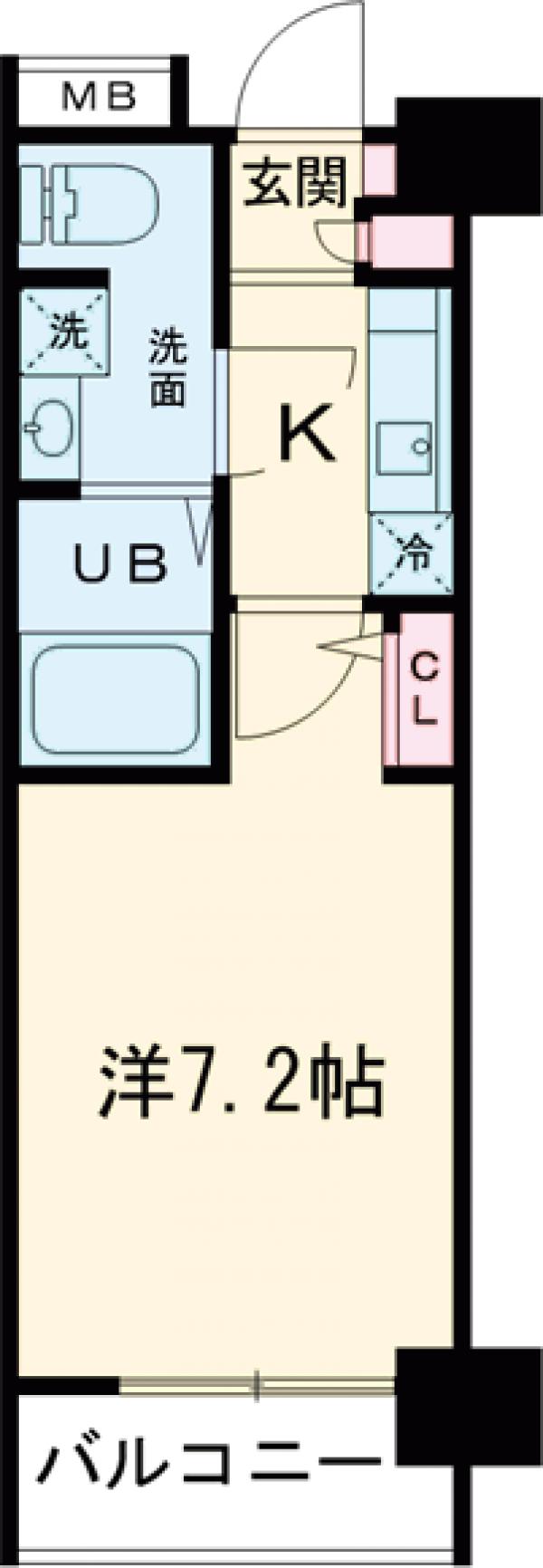 エコロジー都立大学レジデンスの間取り