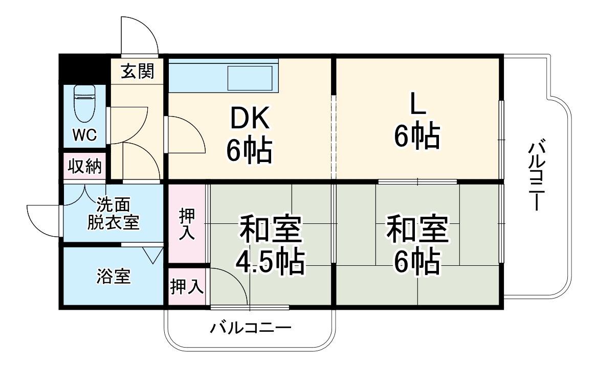 ネクストナカネの間取り