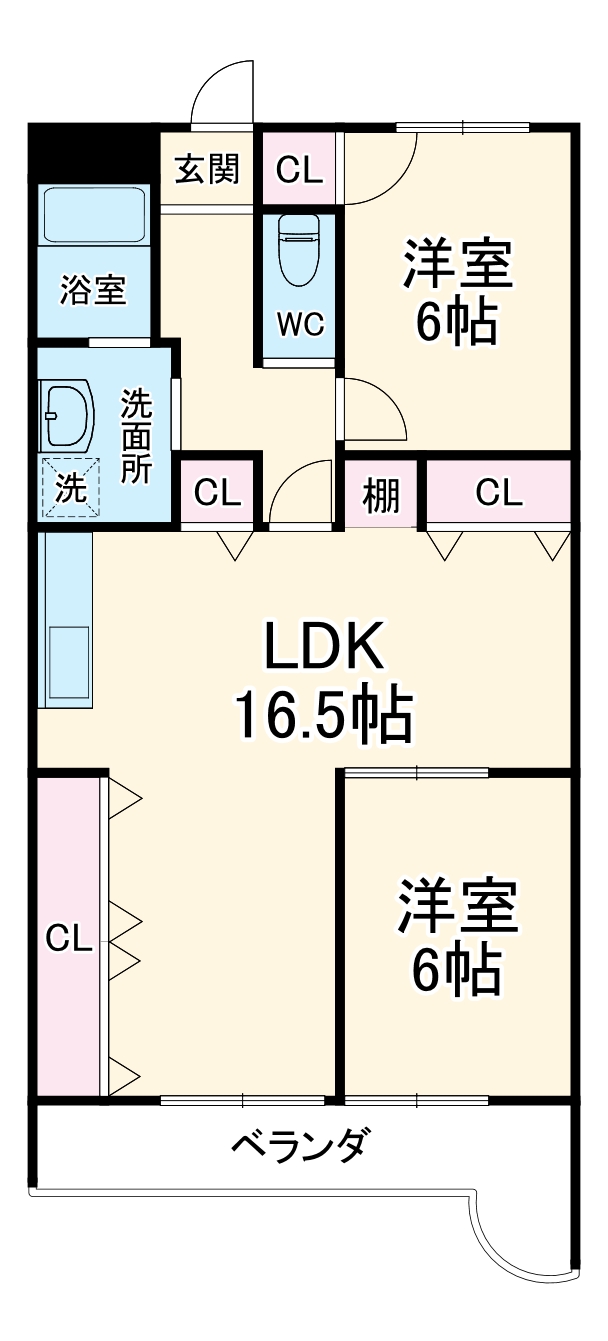 グリンピア平和の間取り