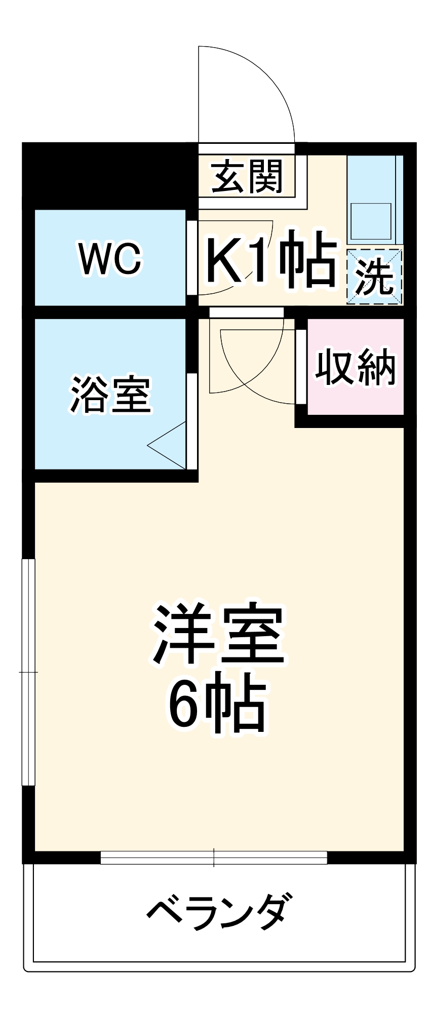 ラ・シャンブルの間取り