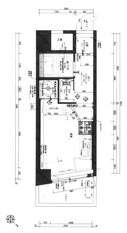 プレジデントハイツ五反田の間取り