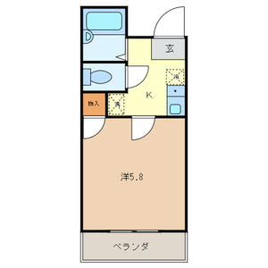 ドミサイルオーミヤの間取り