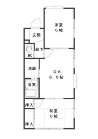 ハイツ野村の間取り
