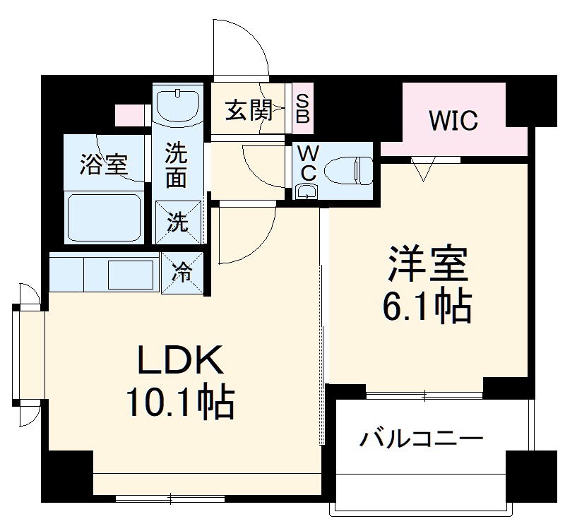 ソアラノーム北浦和の間取り