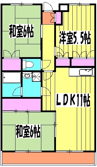 平和マンションの間取り