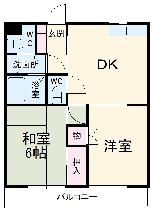 エスポワール下島の間取り