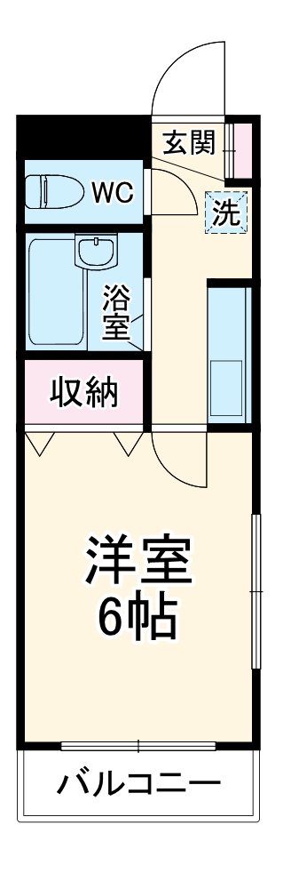 トルス大久保Ⅱの間取り