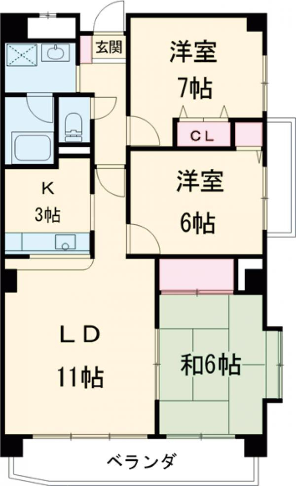 フロムエミコの間取り