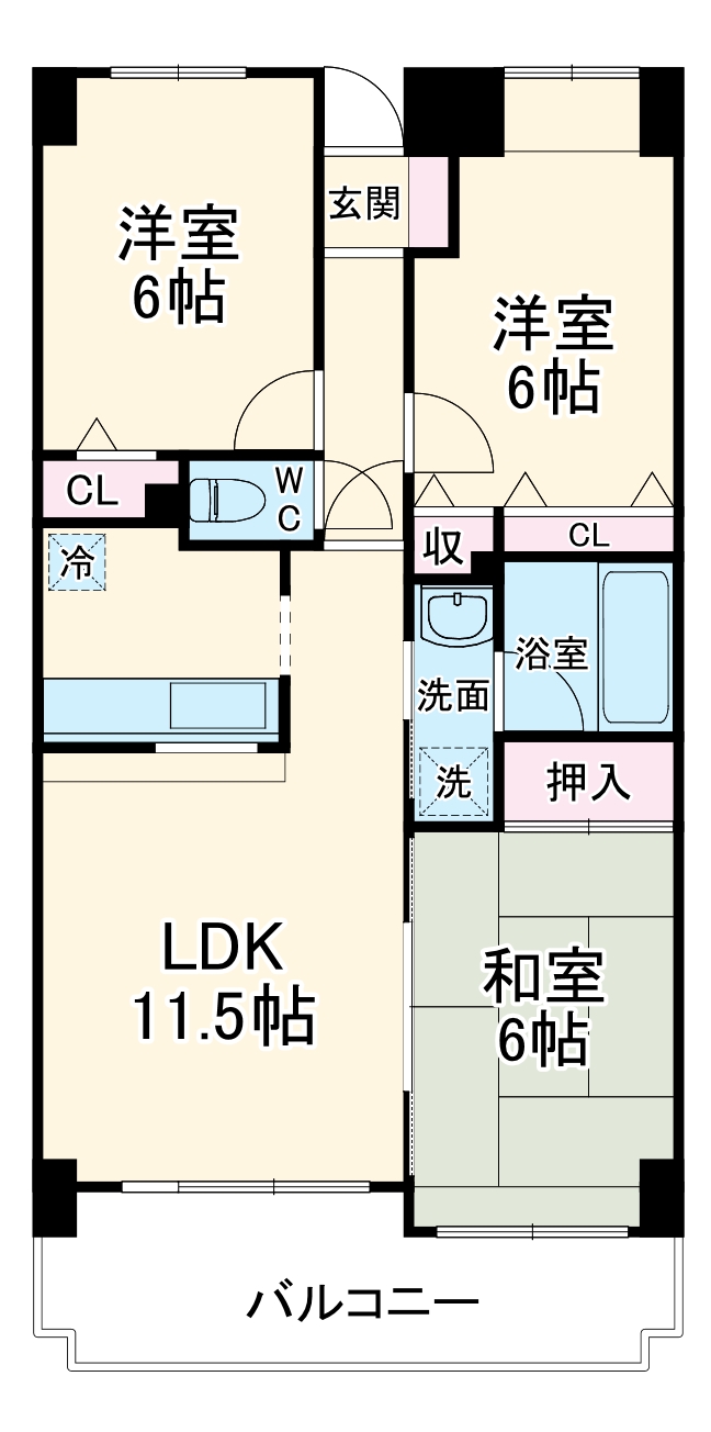 ブリリアントの間取り