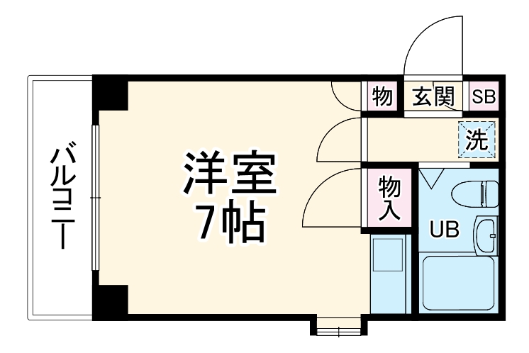 シオミプラザシックスの間取り