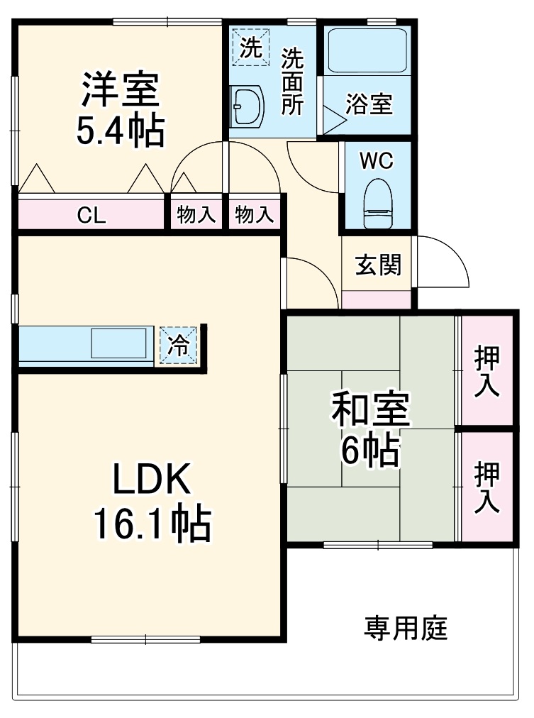 メゾンショコラの間取り