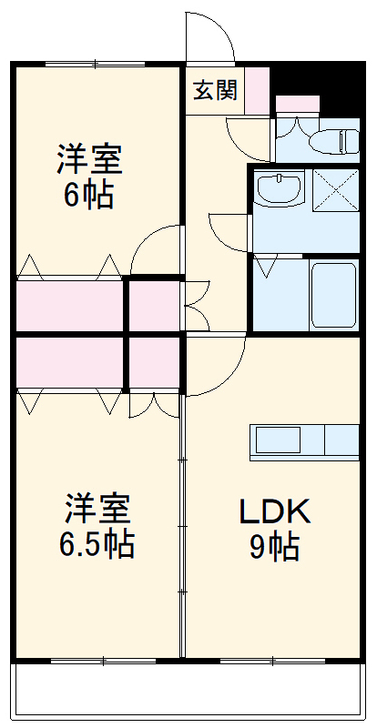 アビタシオン天王Ⅴの間取り