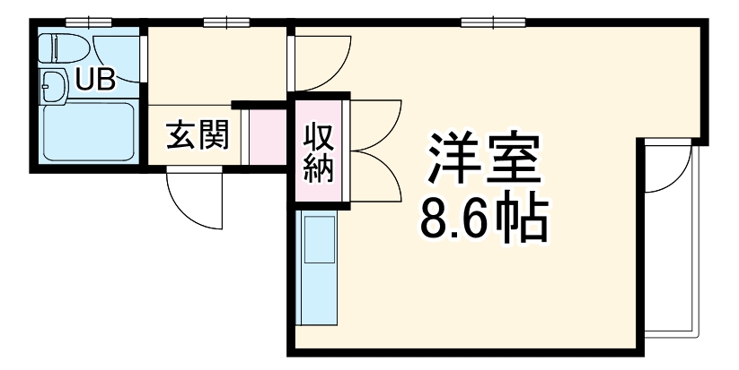 プルミエ静岡パート1の間取り