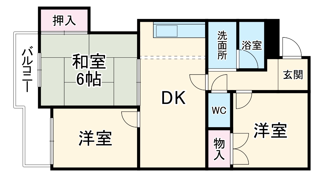 マリンハイツの間取り