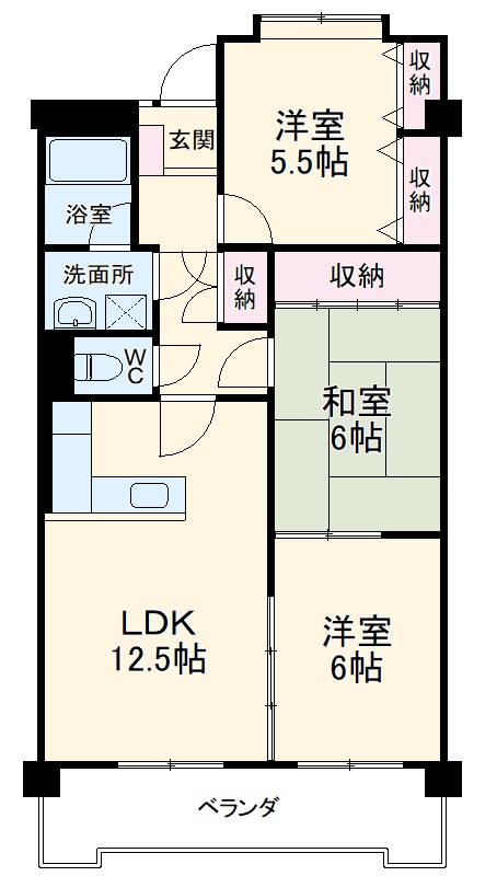 サクシードの間取り