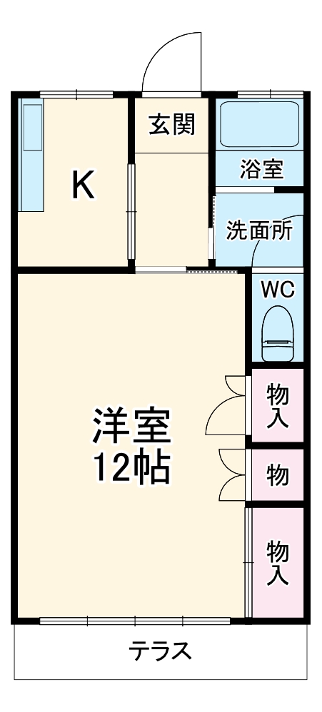 小川マンションの間取り