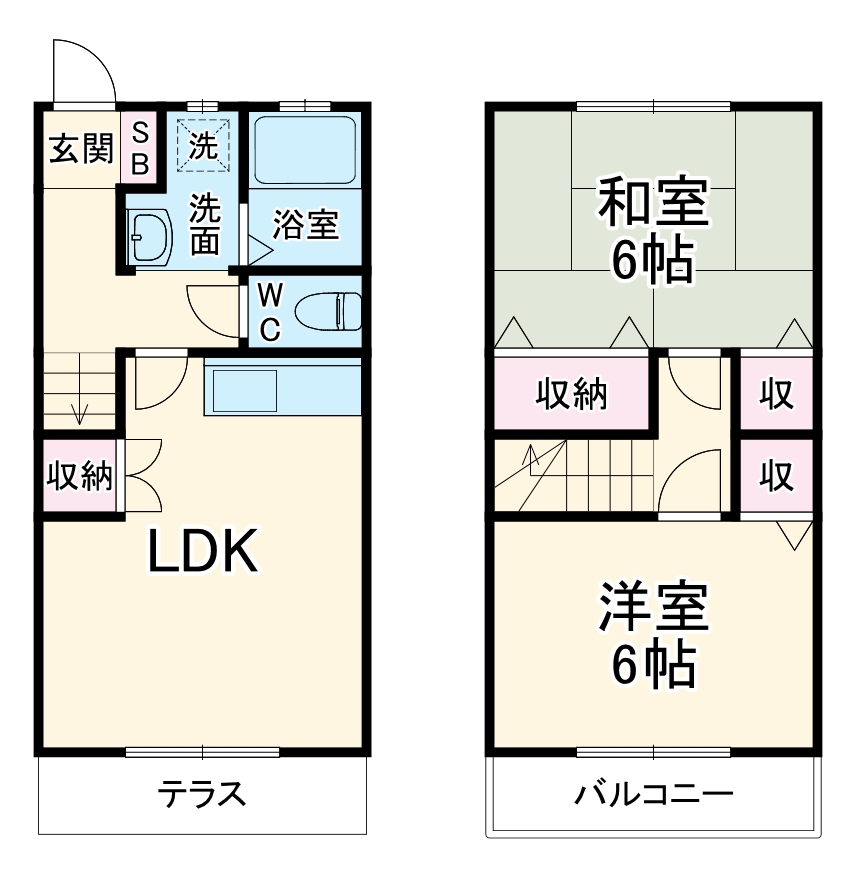 メゾン本町の間取り