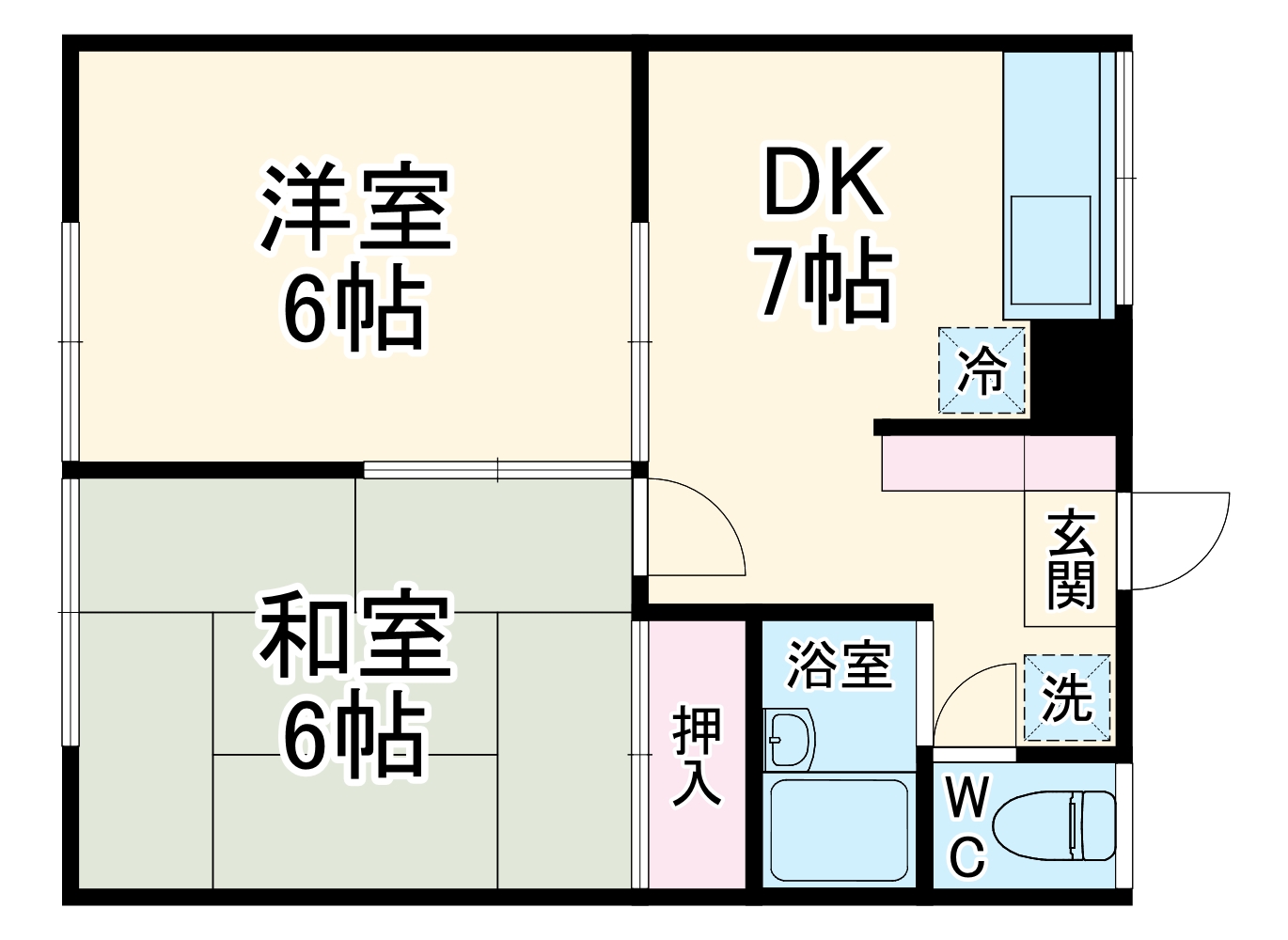 エステートピア上青木の間取り