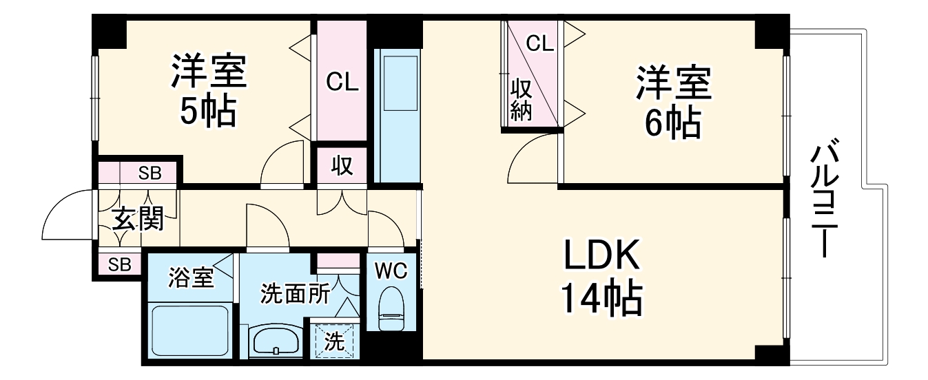 大宮パークサイドメゾンの間取り