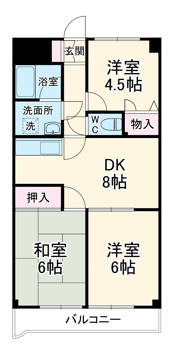 グランシャリオ大宮の間取り