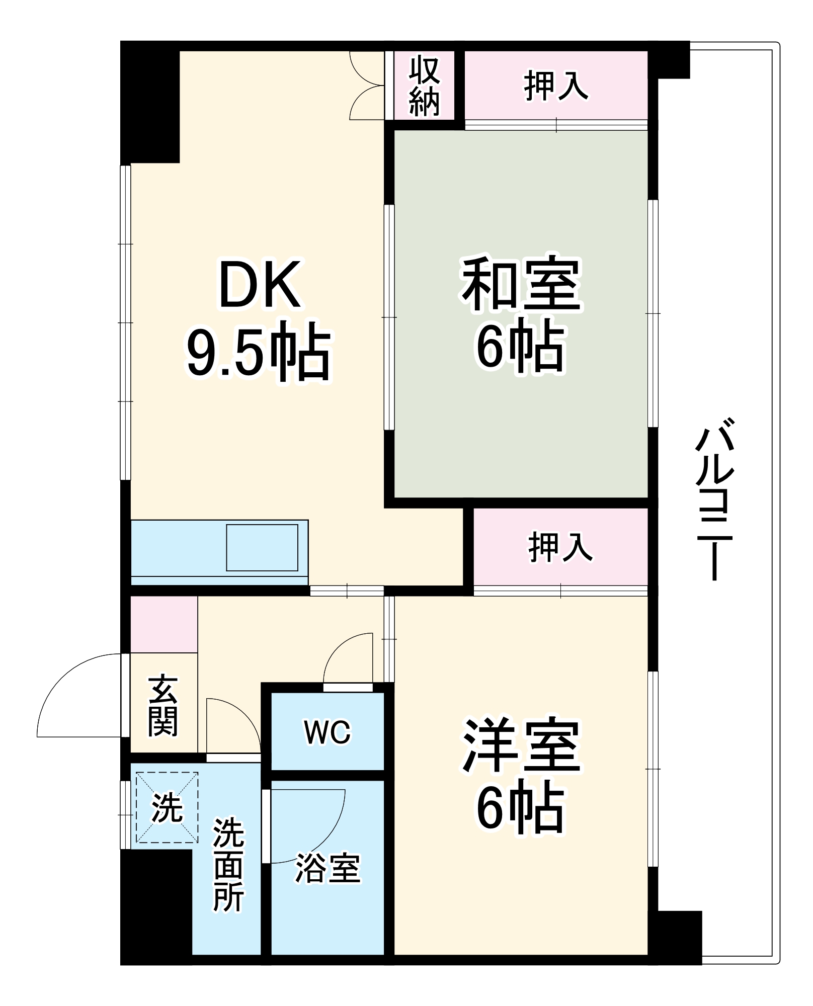 レーベンハイムの間取り