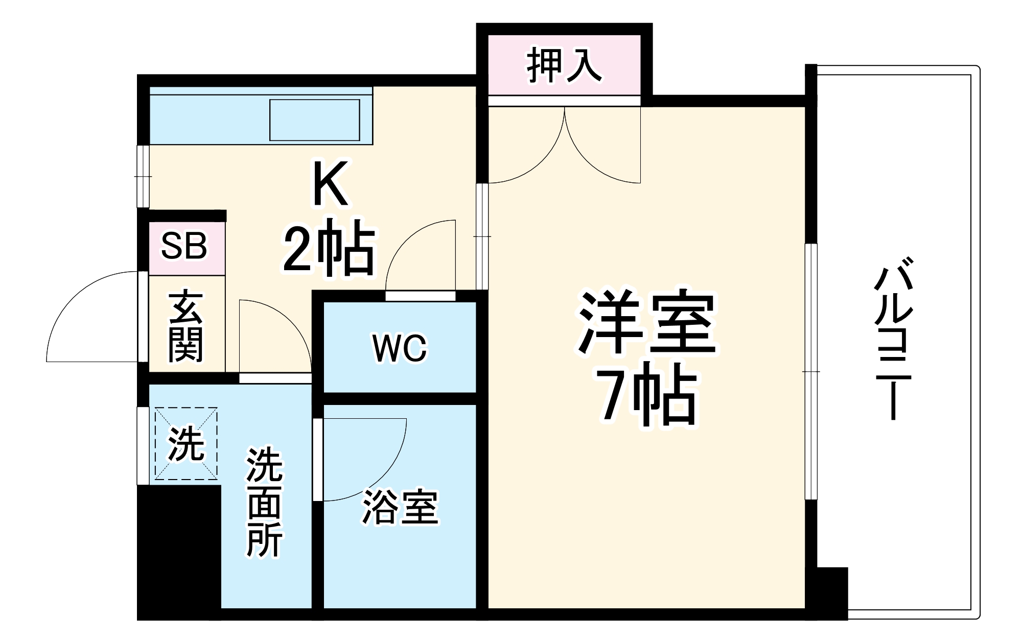 レーベンハイムの間取り