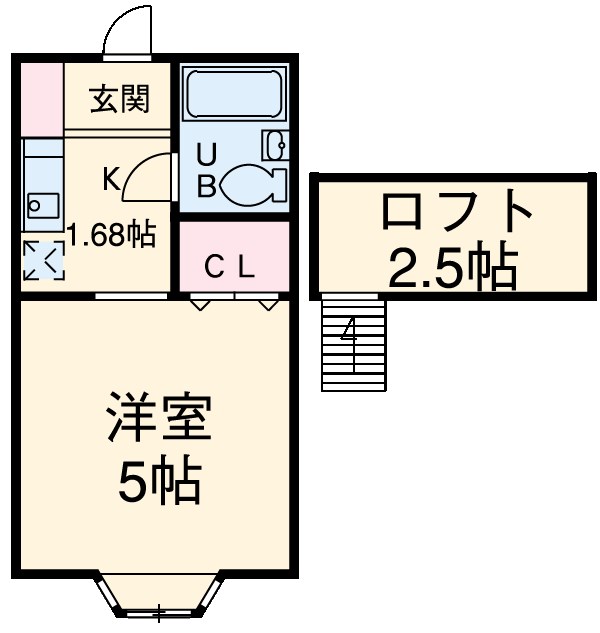 秀華三番館の間取り