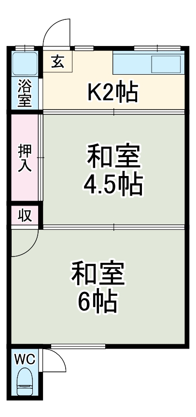 第1永楽荘の間取り