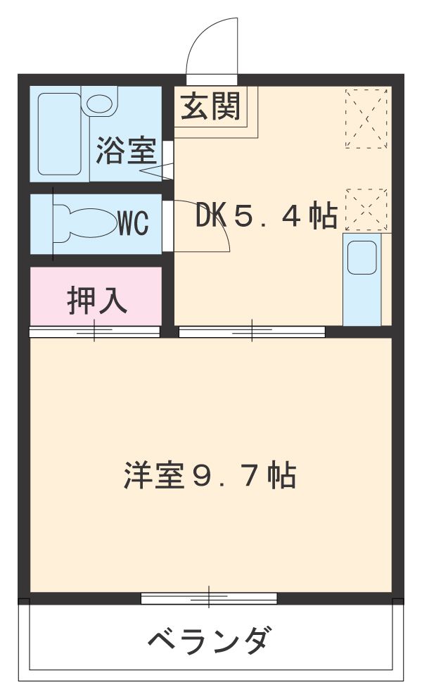 スカイハイツ若葉の