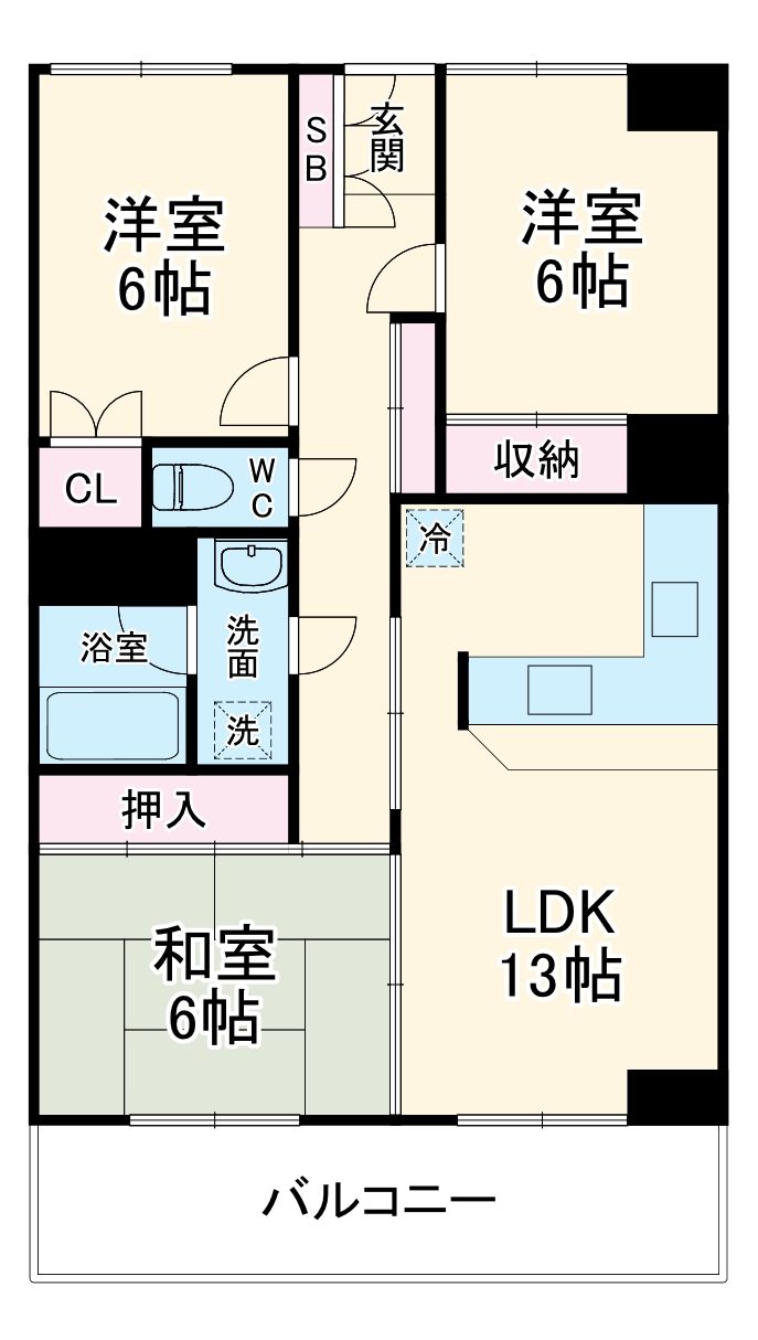 グランドール・ラシンの間取り