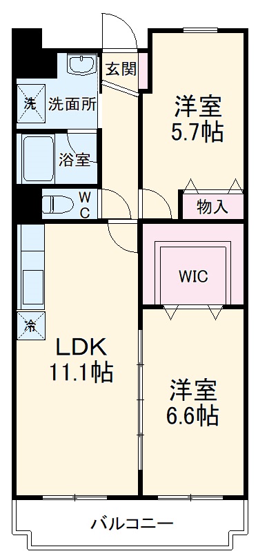 プリムローズ壱番館の間取り